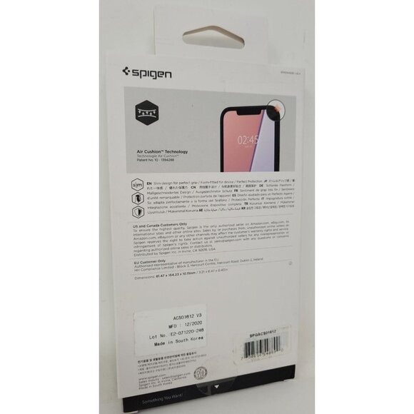 Spigen Thin Fit Case for iPhone 12 Pro Max, Black, - Picture 2 of 4